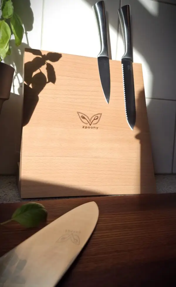 Messenblok Beukenhout Magnetisch