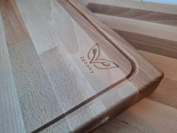 Houten Snijplank van Beukenhout L met Groef |40x30x4 cm|