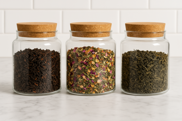 Glazen Voorraadpot met Kurken Deksel